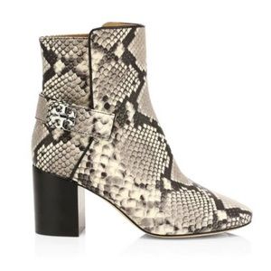 Authentic Tory Burch Snake Print Kira Bootie